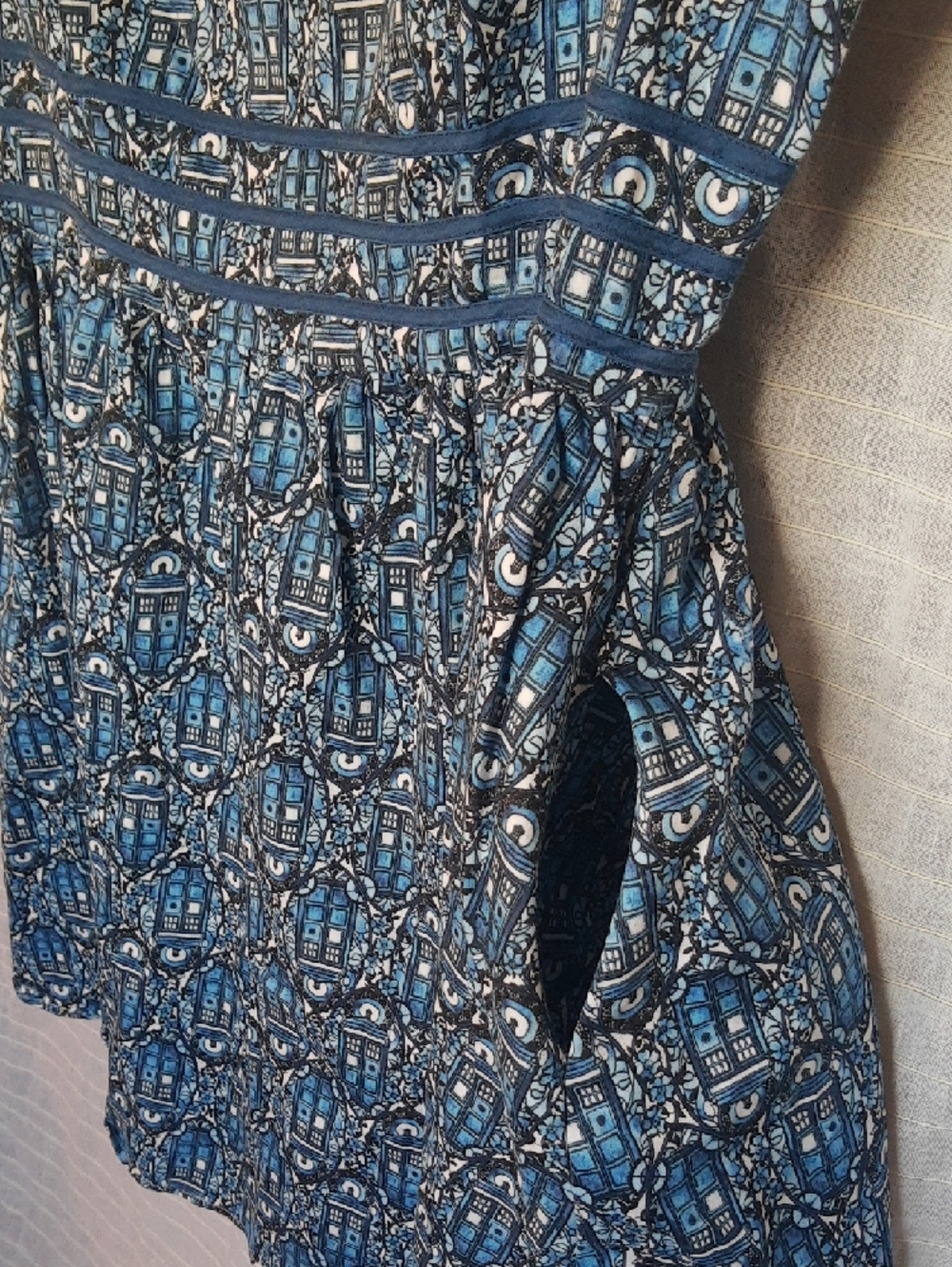 torrid Navy BBC Exclusive Label Dress *Doctor Who* - Picture 4 of 6